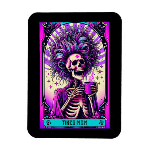 Imán Magnate de tarjetas Tarot para Mamá Cansada