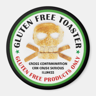Imán Magnate de tostadora libre de gluten