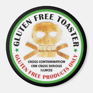 Imán Magnate de tostadora libre de gluten
