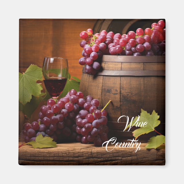 Imán Magnate de uvas vitícolas (Frente)