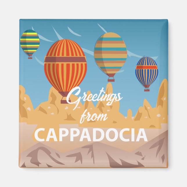 Imán Magnate de vacaciones de viaje de Cappadocia Turqu (Frente)