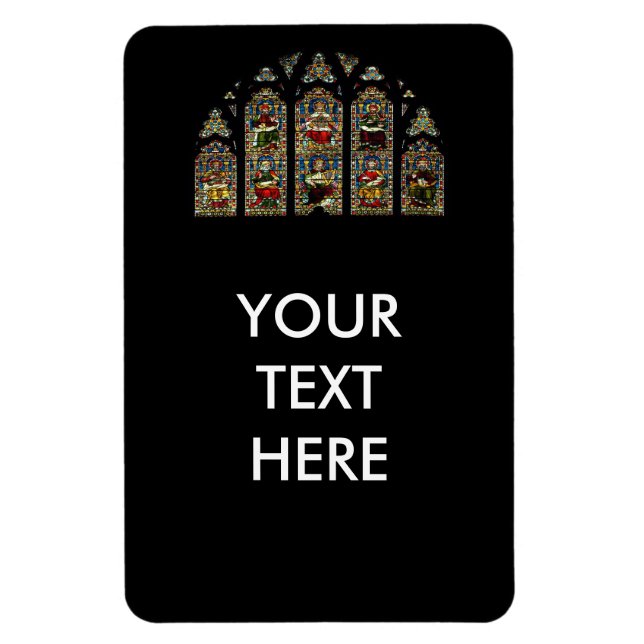 Imán Magnate de ventana de vidrio manchado (Vertical)