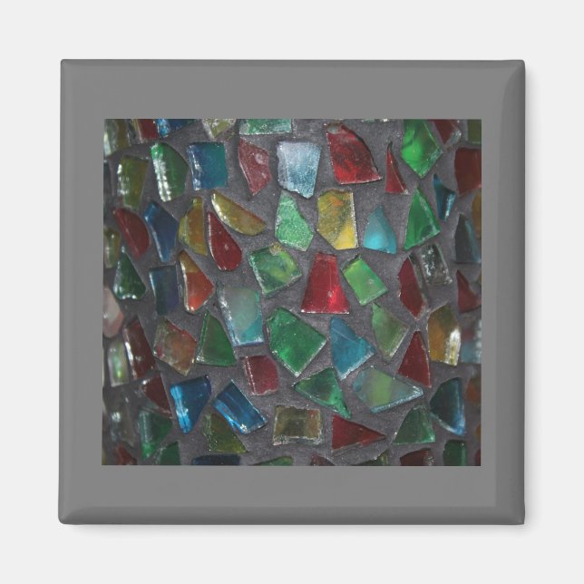 Imán Magnate de vidrio manchado (Frente)