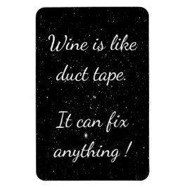 Imán Magnate de vino de las estrellas negras blancas