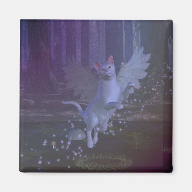 Imán Magnate de vuelo felino (Frente)