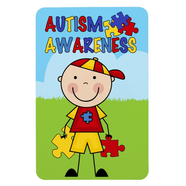 Imán Magnate del autismo (Vertical)
