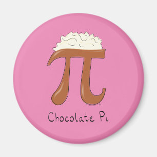 Imán Magnate del Día De La Matemática Del Chocolate Pi
