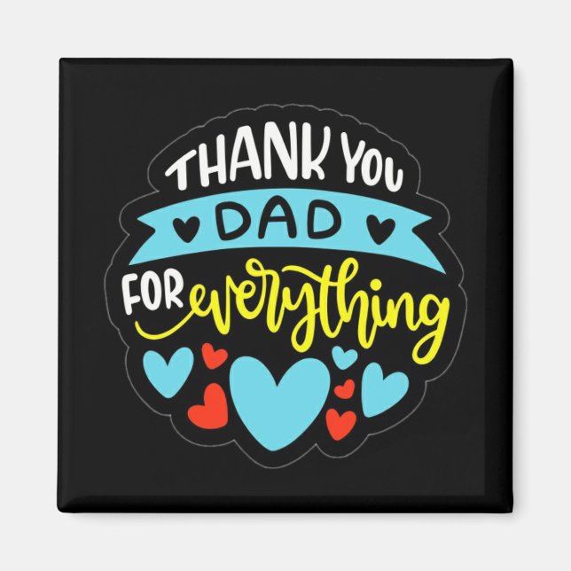 Imán Magnate del Día del Padre (Frente)