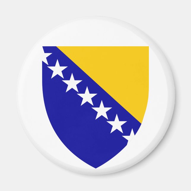 Imán Magnate del Escudo de Armas de Bosnia y Herzegovin (Frente)