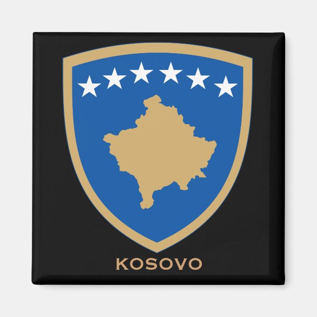 Imán Magnate del Escudo de Armas de Kosovo (Frente)