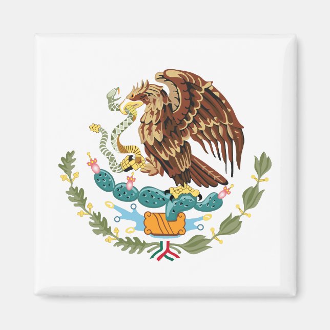 Imán Magnate del Escudo de Armas de México (Frente)