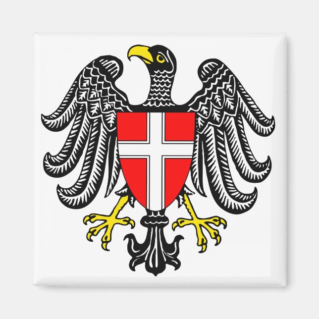 Imán Magnate del Escudo de Armas de Viena (Frente)