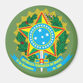 Imán Magnate del Escudo de Armas del Brasil