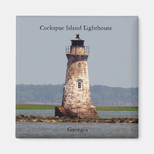 Imán Magnate del faro de la isla de Cockspur