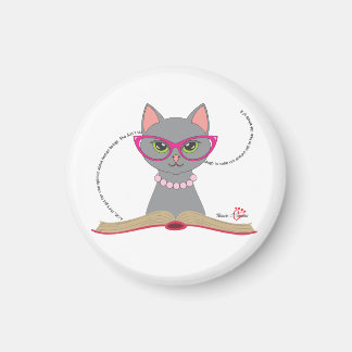 Imán Magnate del gato del libro