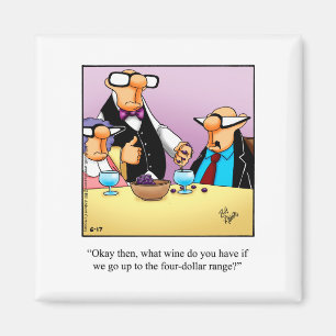 Imán Magnate del humor de vino divertidísimo