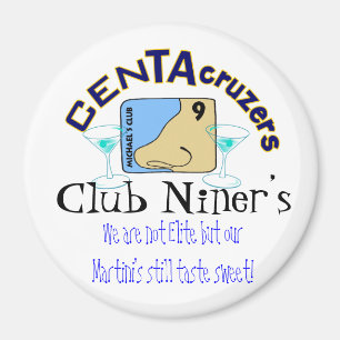 Imán Magnate del logo de CenTAcruzers Club Niner's Door
