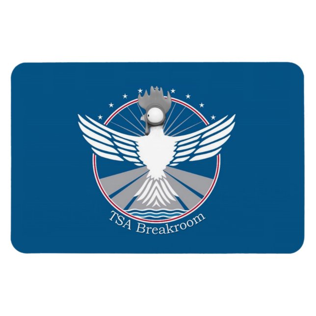 Imán Magnate del logotipo de la bandera (Horizontal)