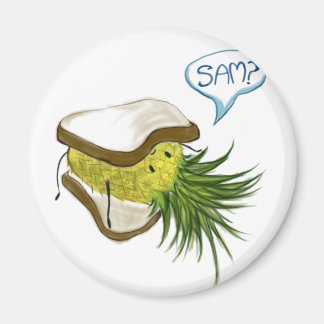 Imán Magnate del logotipo de la piña