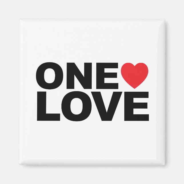 Imán Magnate del logotipo de OneLove (Frente)