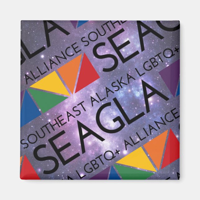 Imán Magnate del logotipo espacial SEAGLA (Frente)