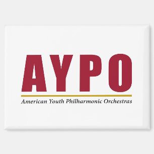 Imán Magnate del logotipo rojo AYPO