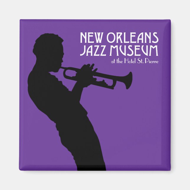 Imán Magnate del Museo de Jazz de Nueva Orleans (Frente)