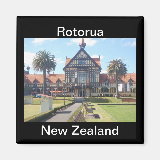 Imán Magnate del Museo Rotorua (Frente)