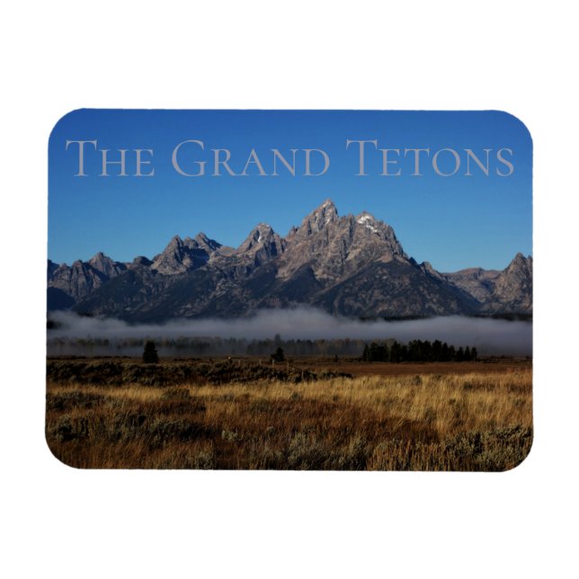 Imán Magnate del parque nacional del Gran Tetón (Horizontal)