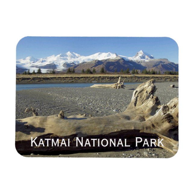 Imán Magnate del Parque Nacional Katmai (Horizontal)