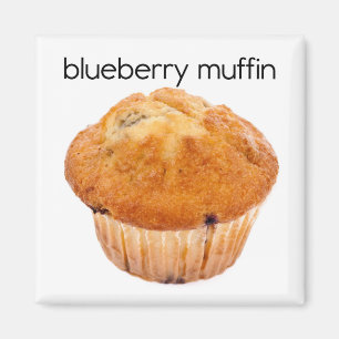 Imán Magnate del refrigerador del muffin de arándano az