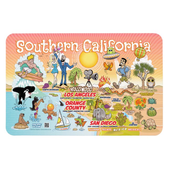 Imán Magnate del Sur de California (Horizontal)