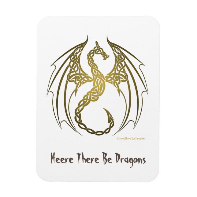 Imán Magnate Dragon Celtic (Vertical)
