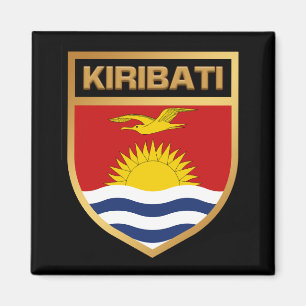 Imán Magnate Escudo de Bandera de Kiribati