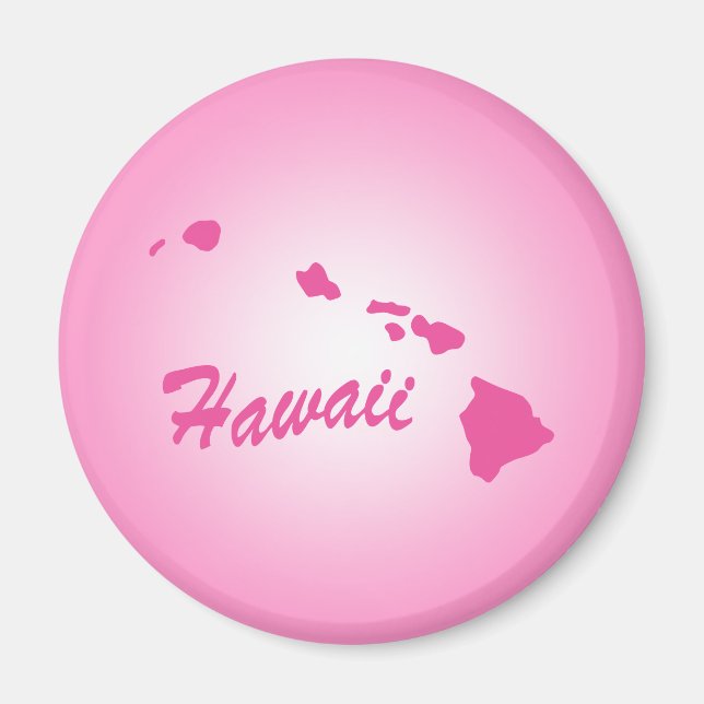 Imán Magnate estatal de Hawái rosa (Frente)