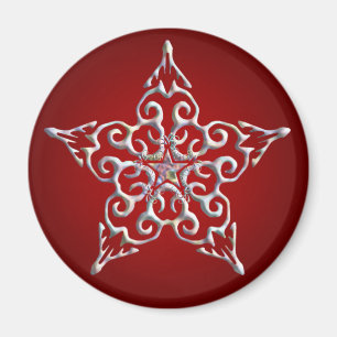 Imán Magnate Estrella Irlandesí Rojo