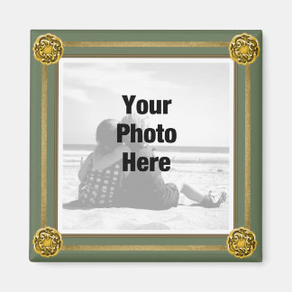 Imán Magnate Fancy Frame Photo