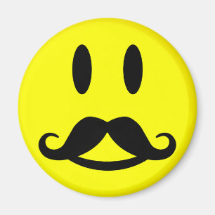 Imán Magnate Feliz Mustache