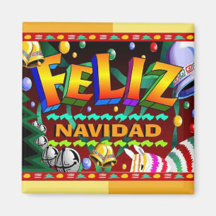 Imán Magnate Feliz Navidad