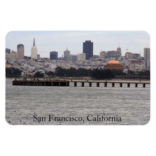 Imán Magnate Flexi Premium Bay de San Francisco (Horizontal)