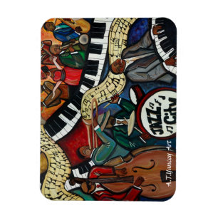 Imán Magnate Flexi Premium de la Ciudad de Jazz