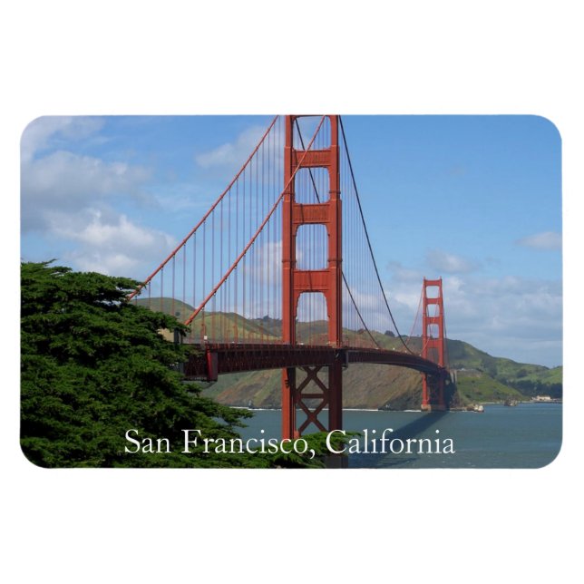 Imán Magnate flexi premium de San Francisco California (Horizontal)