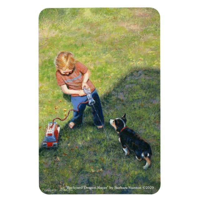 Imán Magnate flexible "Backyard Dragon Slayer" (Vertical)