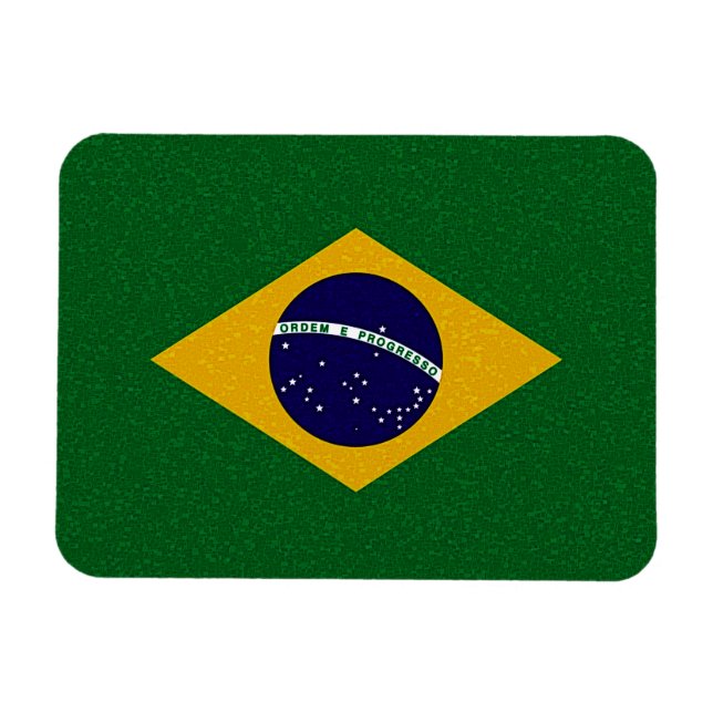 Imán Magnate flexible BRASIL FLAG (Horizontal)