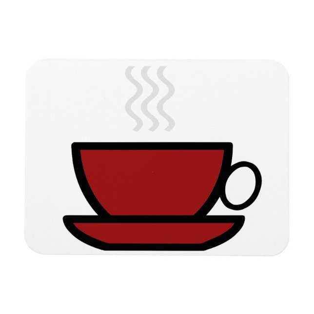 Imán Magnate flexible de la copa de café (Horizontal)