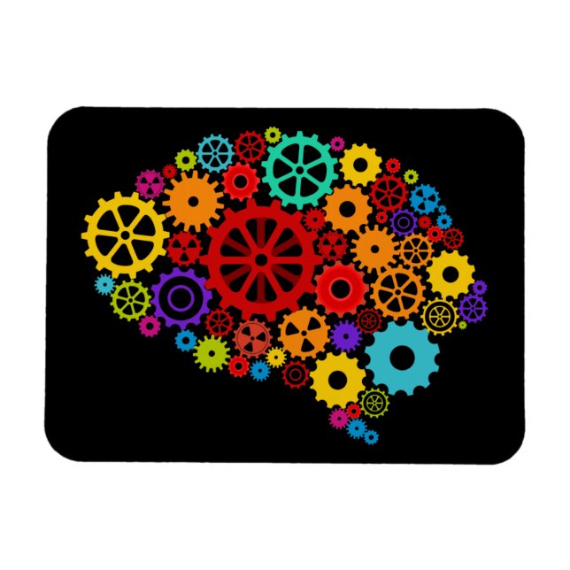 Imán Magnate flexible de los engranajes del cerebro (Horizontal)