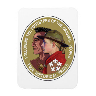 Imán Magnate flexible de senderos históricos de diez mi