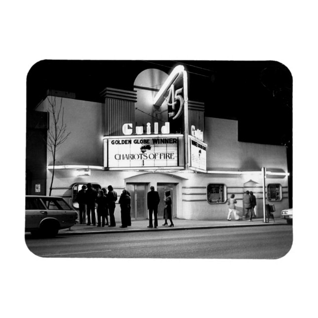 Imán Magnate flexible del teatro de cine clásico (Horizontal)