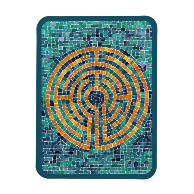 Imán Magnate flexible LABYRINTH II 3x4 - Verde (Vertical)