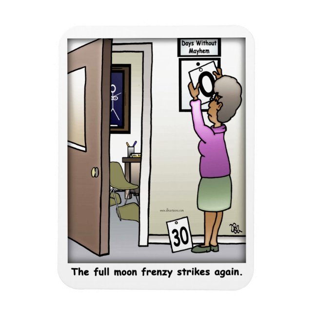 Imán Magnate flexible para la luna llena (Vertical)